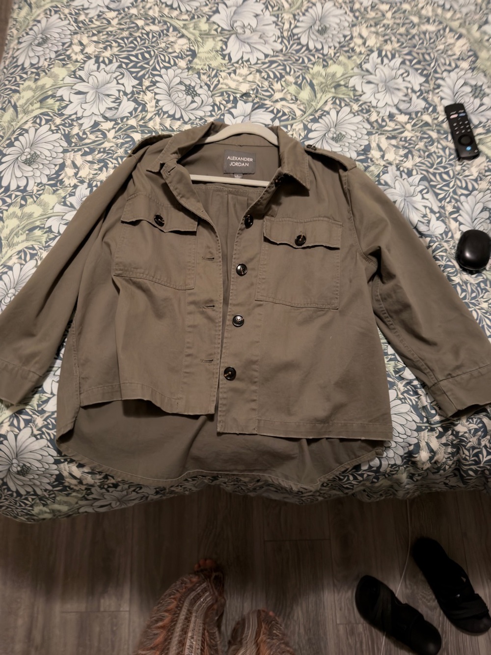 Olive Green Utility Jacket for Men